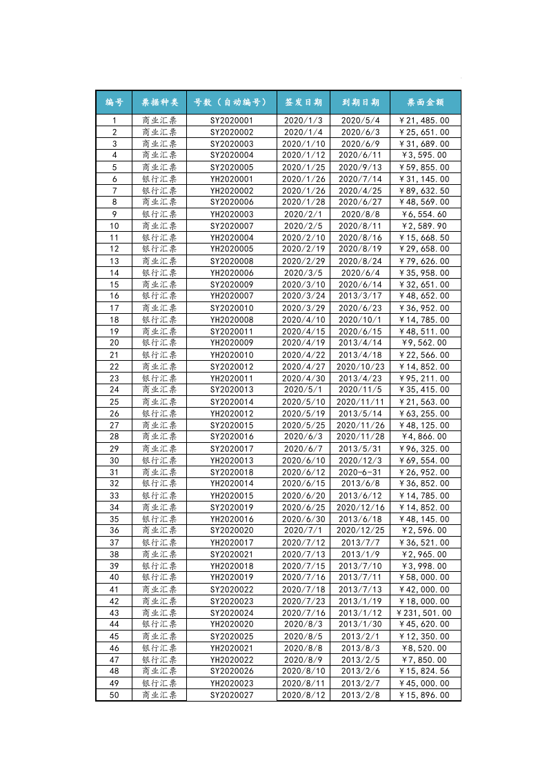09-【负债管理】-06-应付票据备查簿.xlsx 第1页