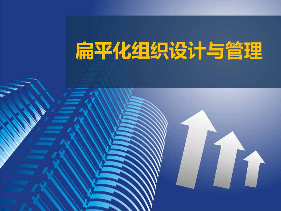 扁平化组织结构讲解.ppt 第1页