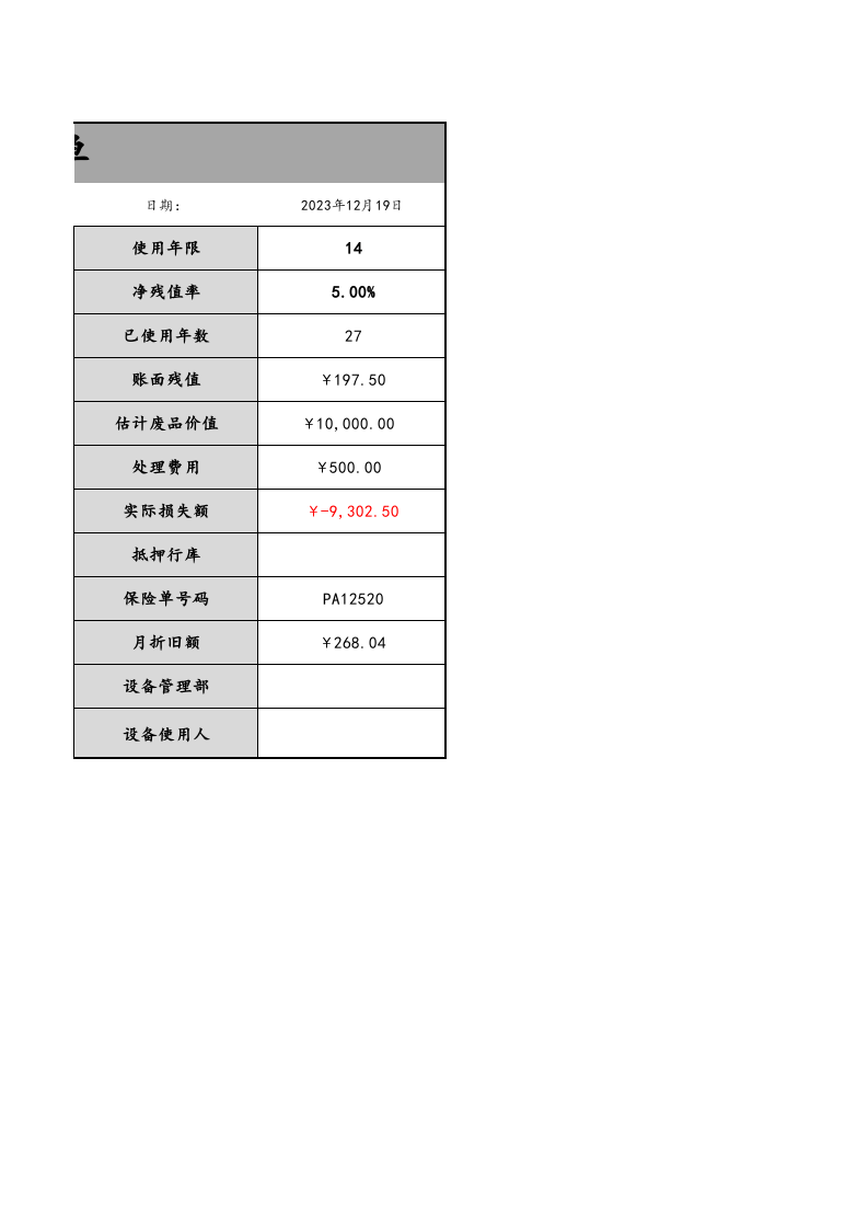 08-【固定资产管理】-04-固定资产减损单.xlsx 第2页