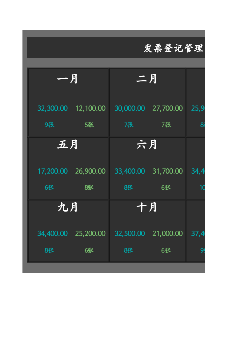 全年发票管理系统1.xlsx 第1页