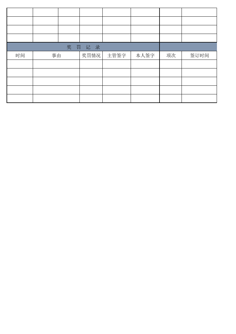 员工个人履历表.xls 第2页