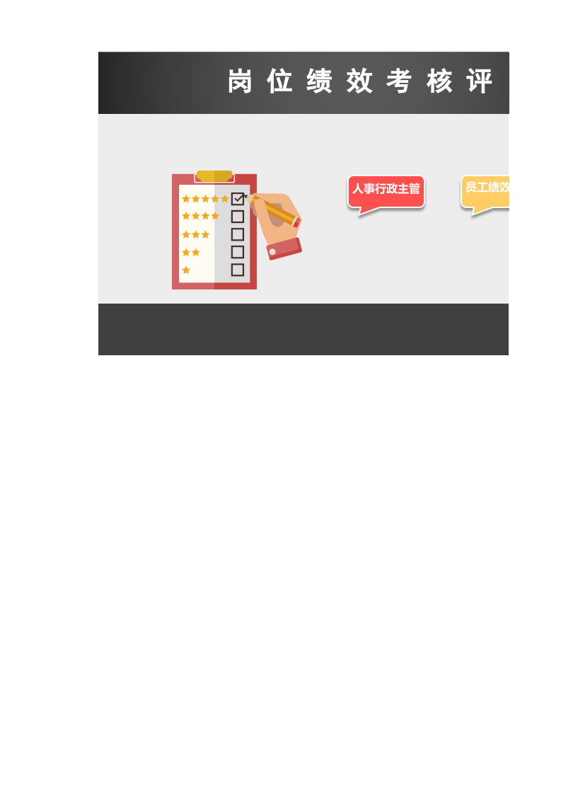 岗位绩效考核评定表excel表格模板.xlsx 第1页