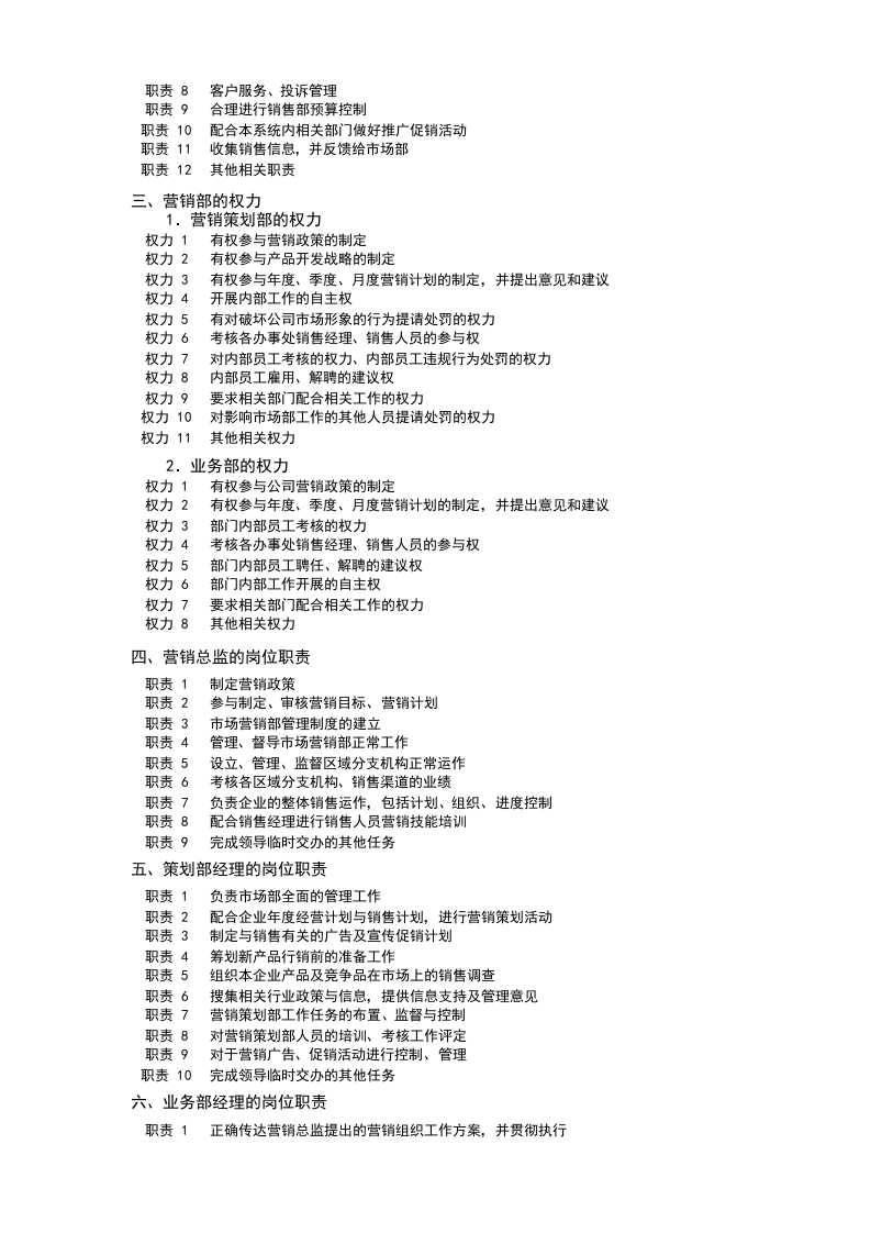营销部组织架构.xlsx 第2页