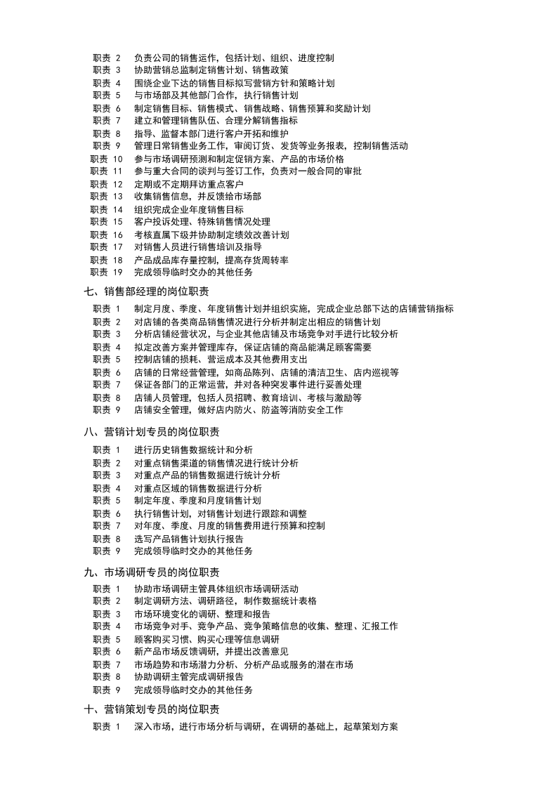 营销部组织架构.xlsx 第3页