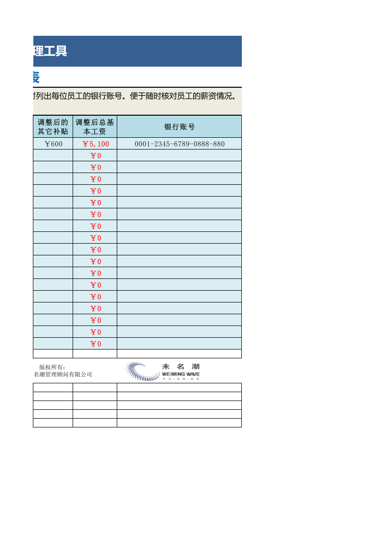 员工薪资记录表.xls 第2页
