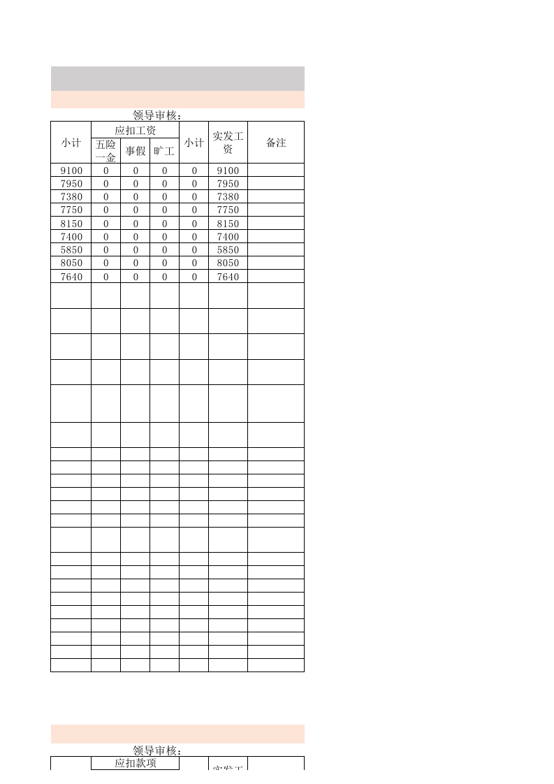 学校工资表.xls 第3页