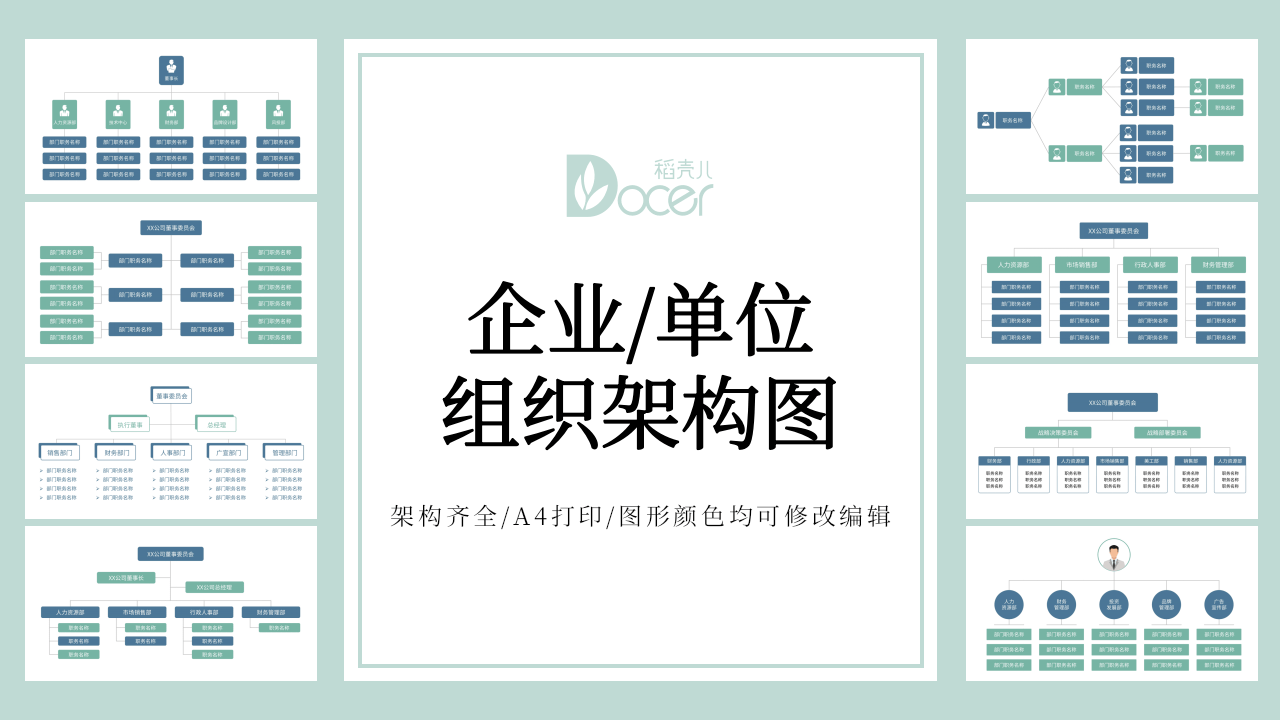 企业组织架构图.pptx 第1页