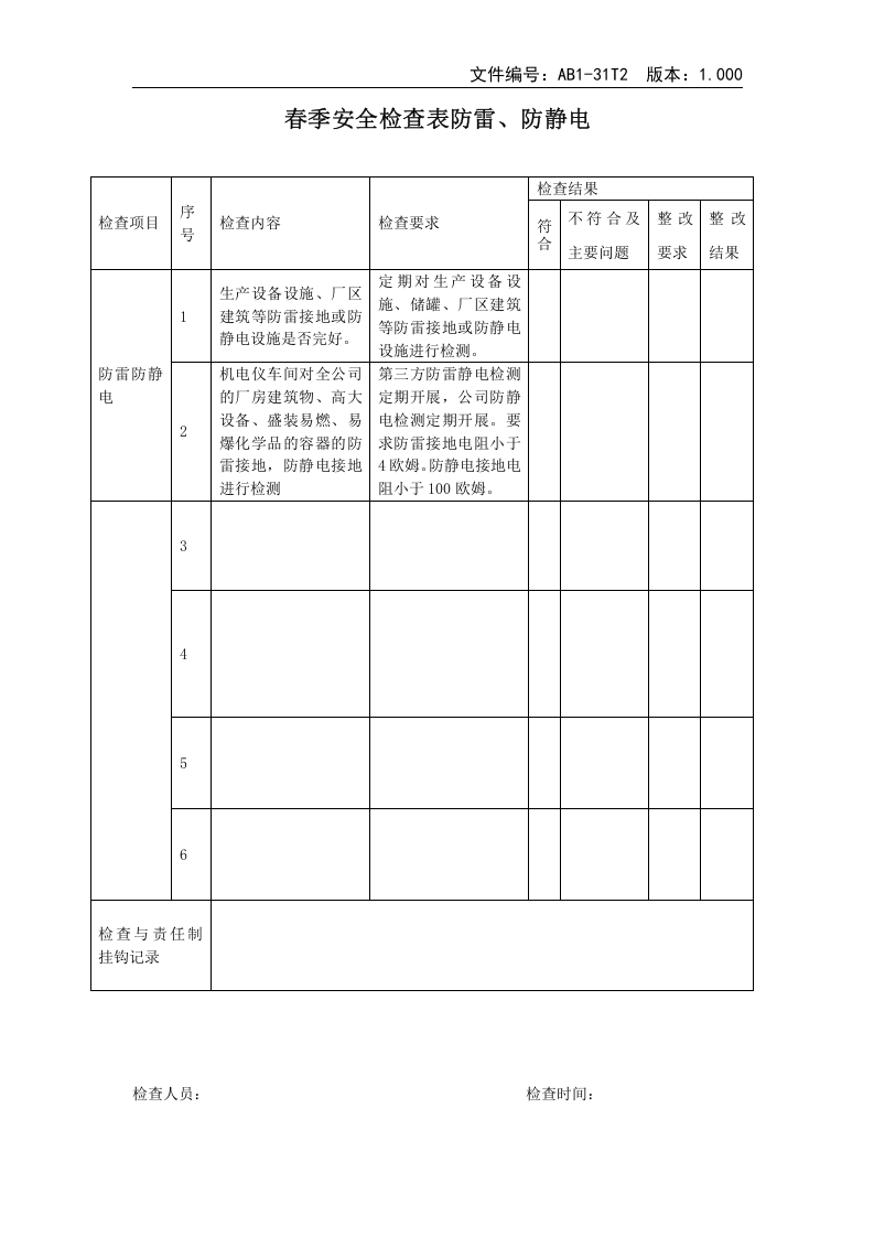AB1-31T2四季安全检查表.doc 第1页