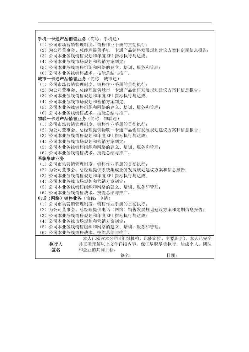 市场营销中心组织机构、职能定位、主要职责.doc 第2页
