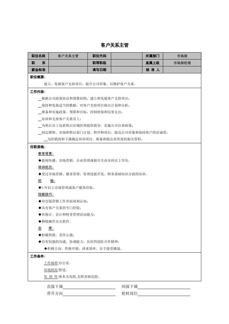 客户关系主管.doc 第1页