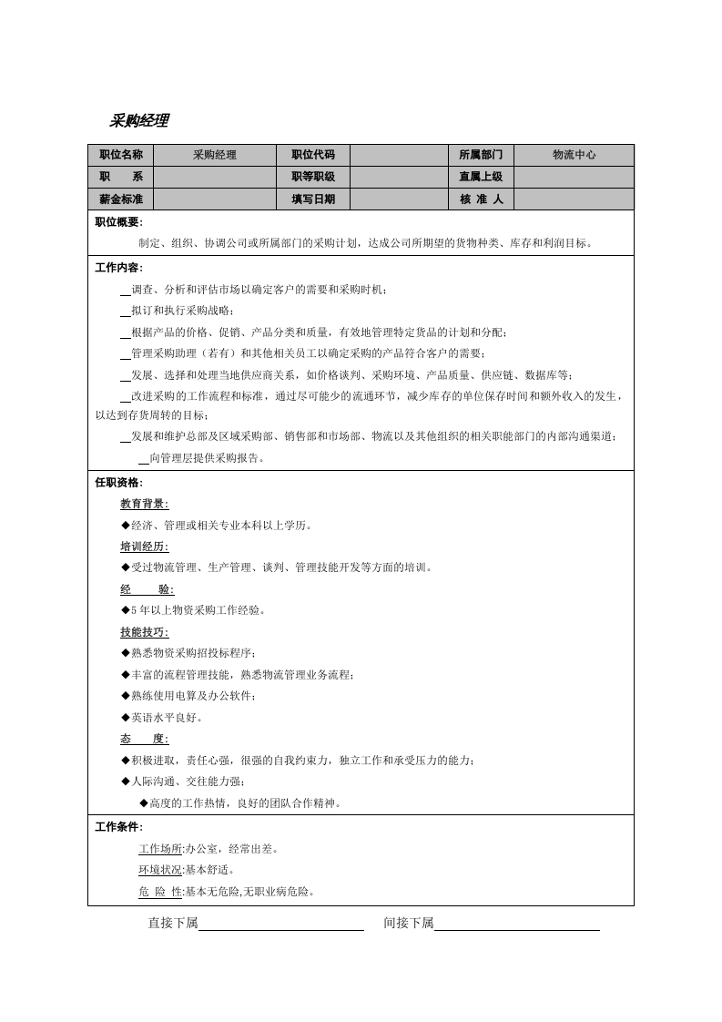 采购经理.doc 第1页