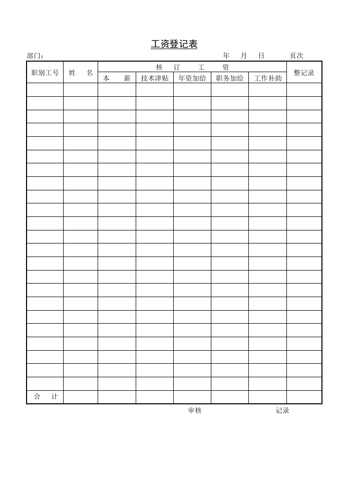 工资登记表.doc 第1页