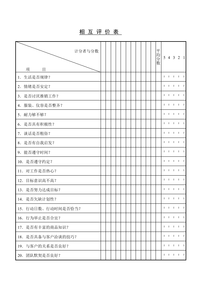 相互评价表.doc 第1页