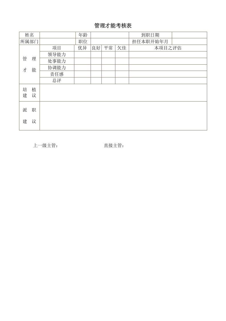 管理才能考核表.doc 第1页
