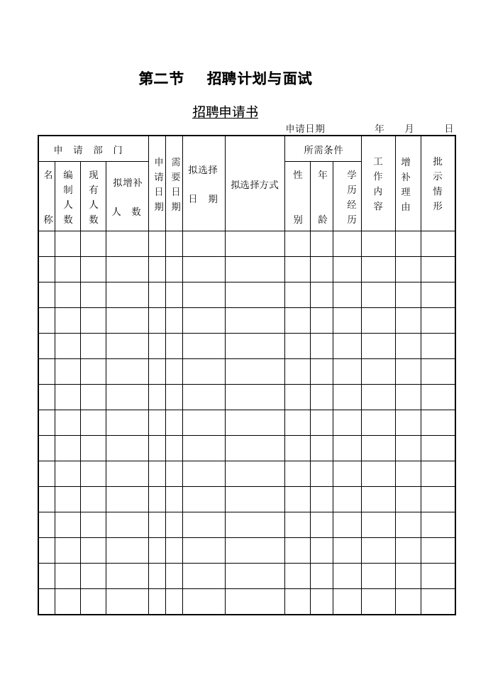 招聘申请书.doc 第1页