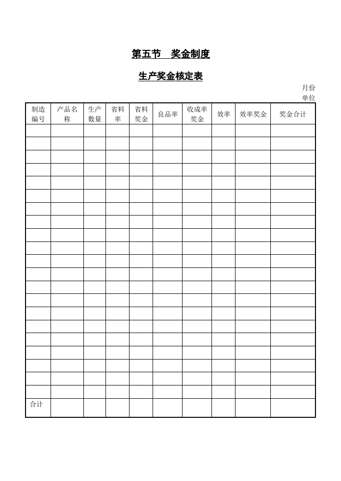 生产奖金核定表.doc 第1页