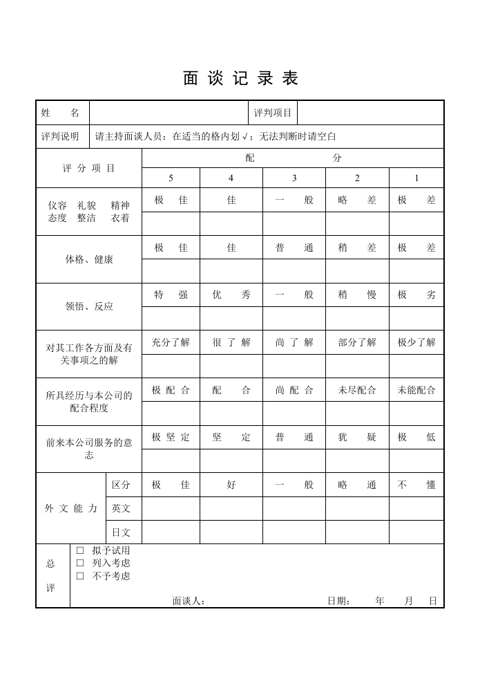 【面谈】记录.doc 第1页