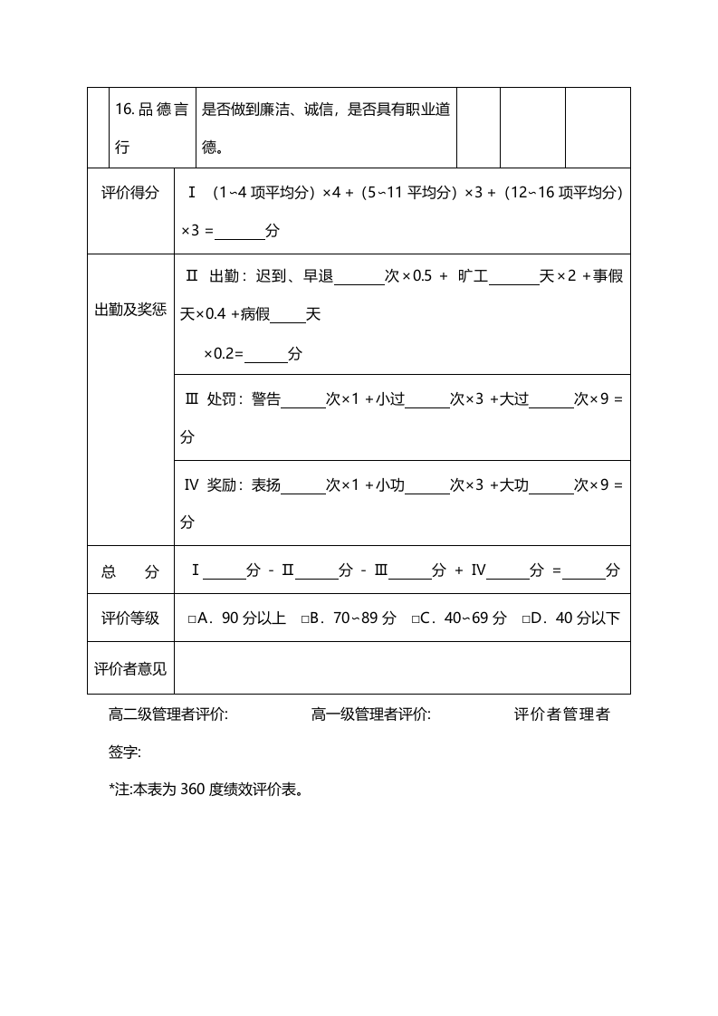 中层管理人员年度绩效评价表（二）.doc 第3页