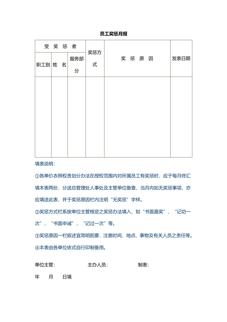 员工奖惩月报.docx 第1页