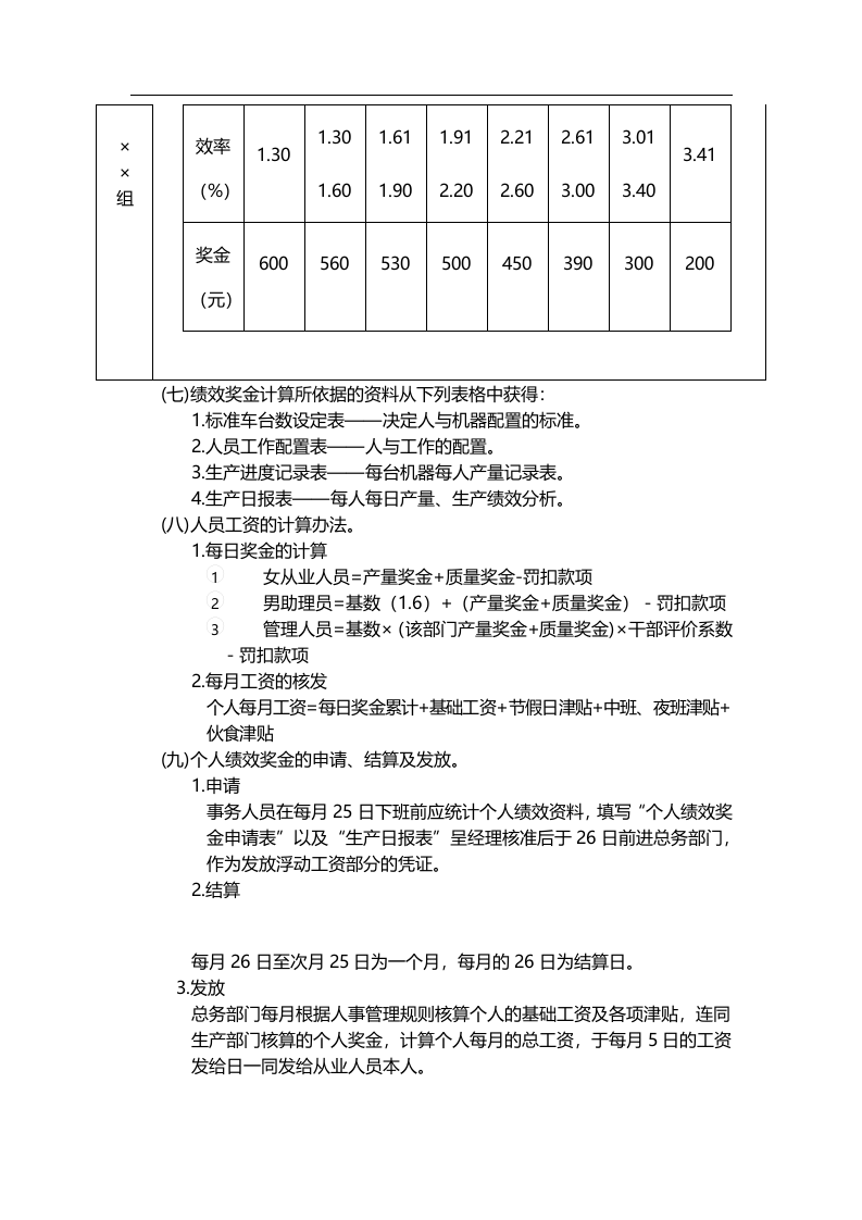 个人绩效奖金管理办法.doc 第3页