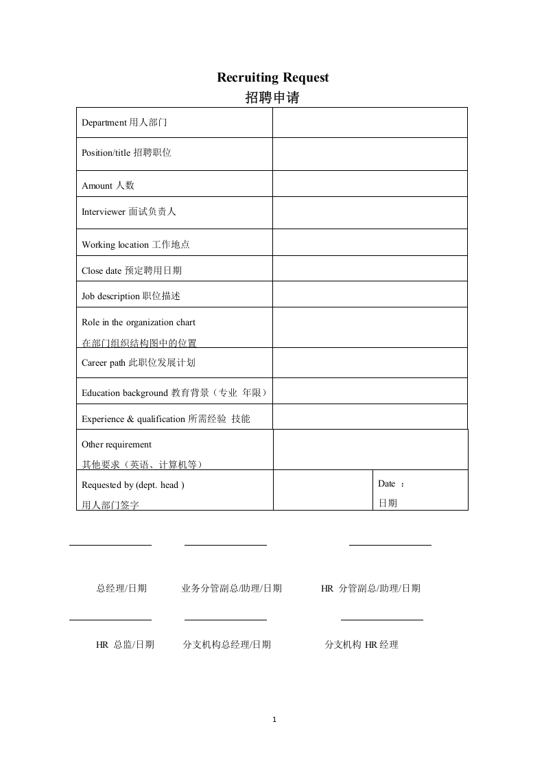 招聘申请.docx 第1页