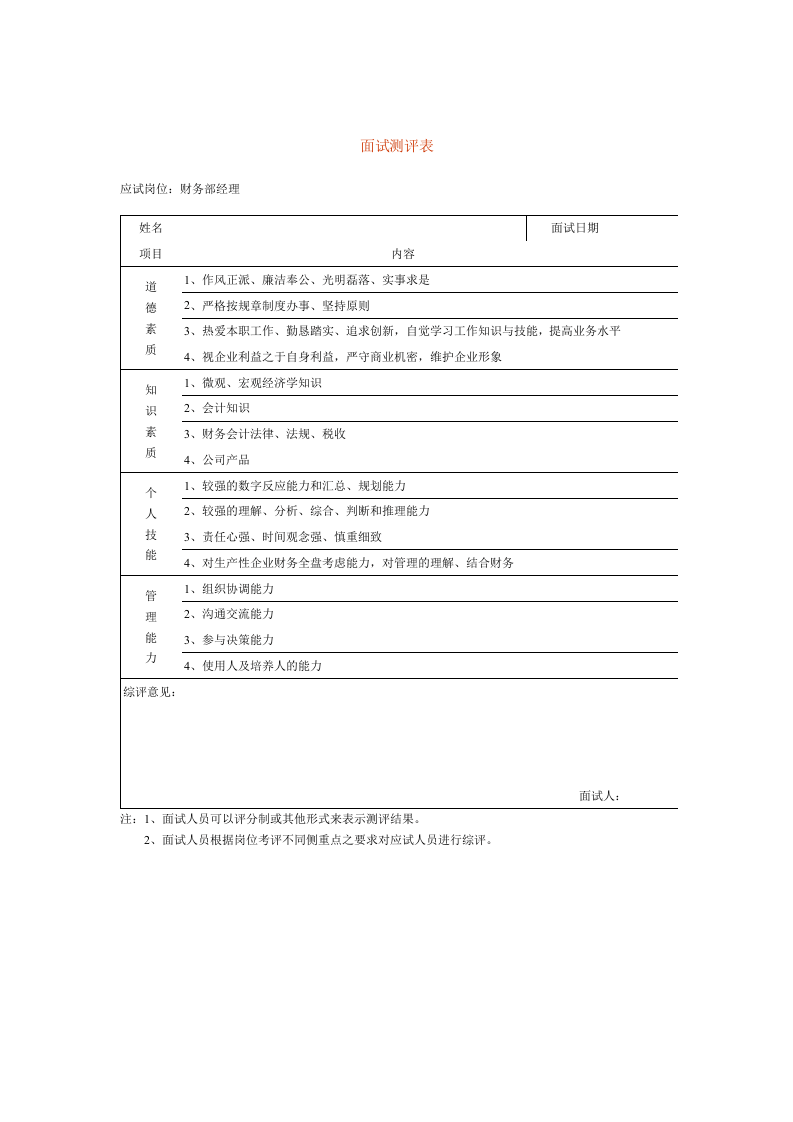 面试测评表.doc 第1页