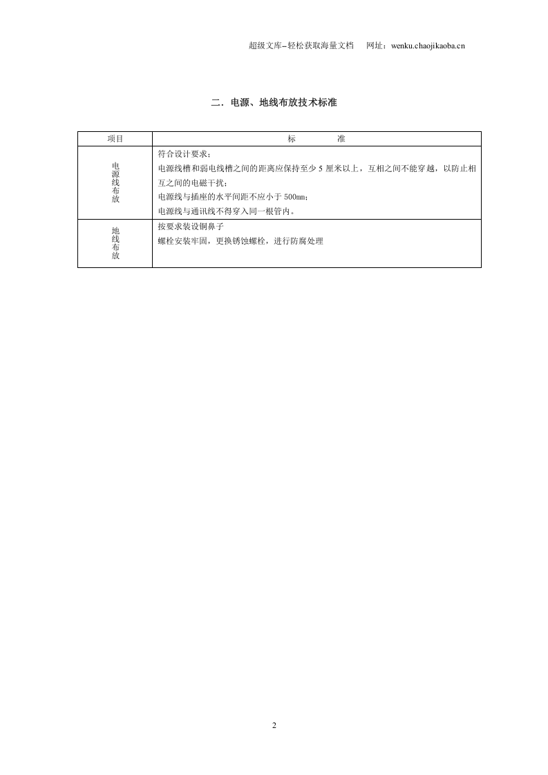综合布线施工与维护技术标准.doc 第2页