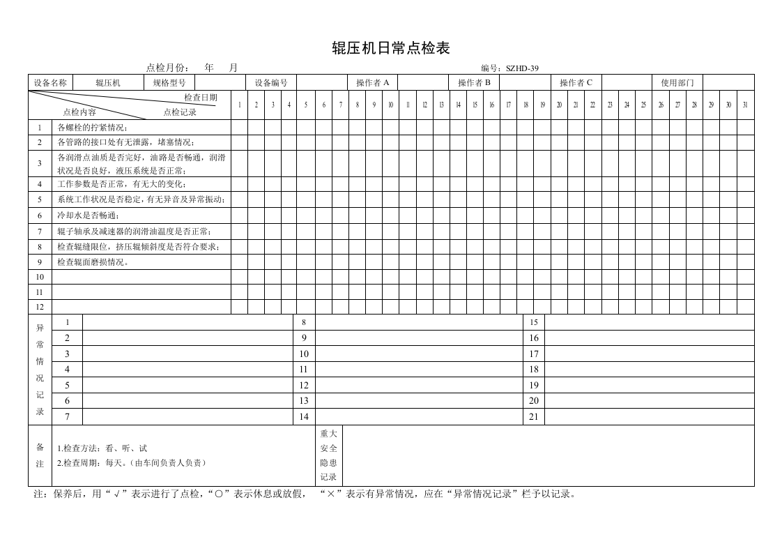 24.辊压机日常点检表.doc 第1页