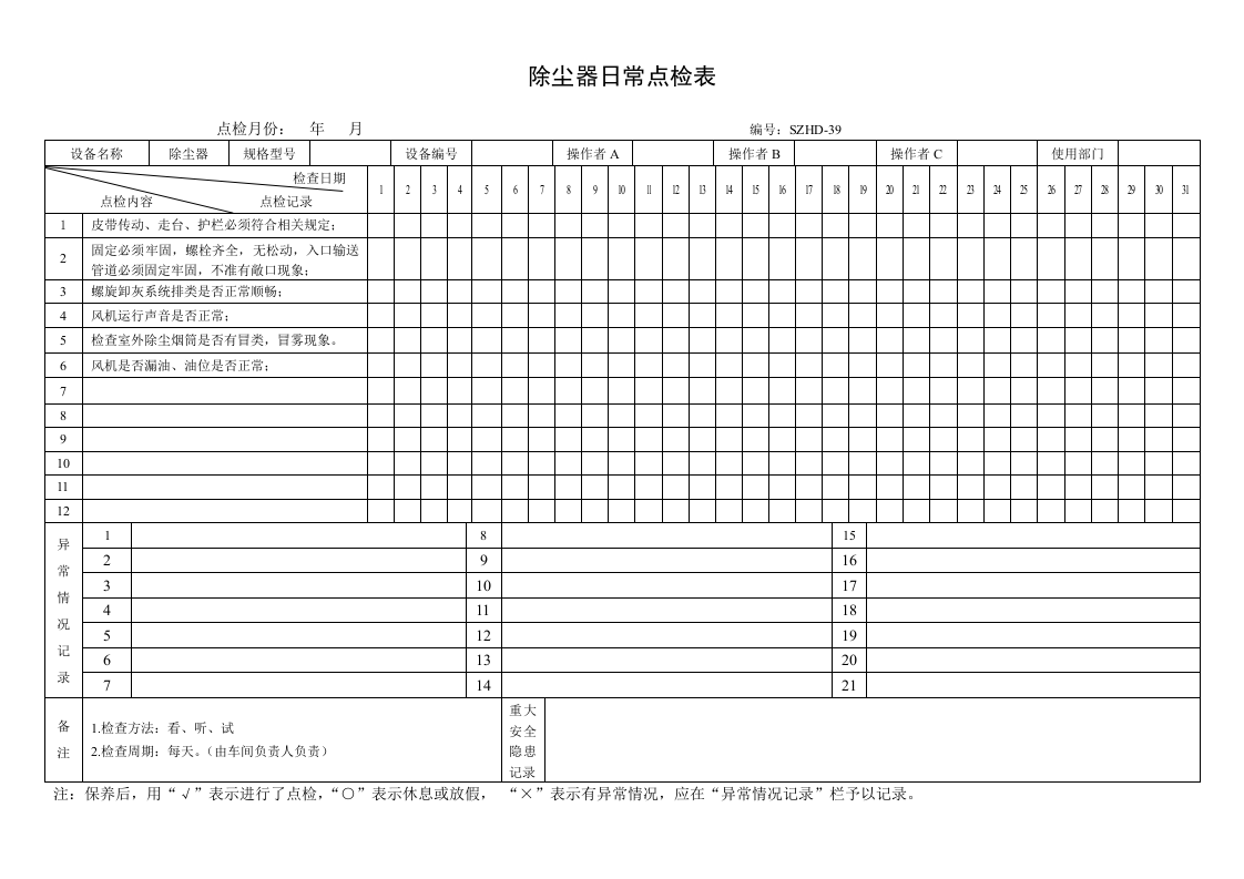 8.除尘器日常点检表.doc 第1页