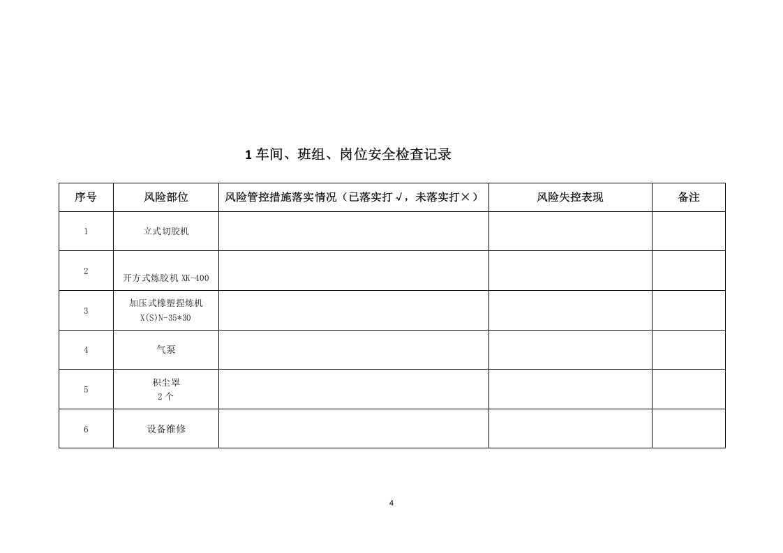 2.事故隐患排查清单（车间、班组，板式车间）.docx 第4页
