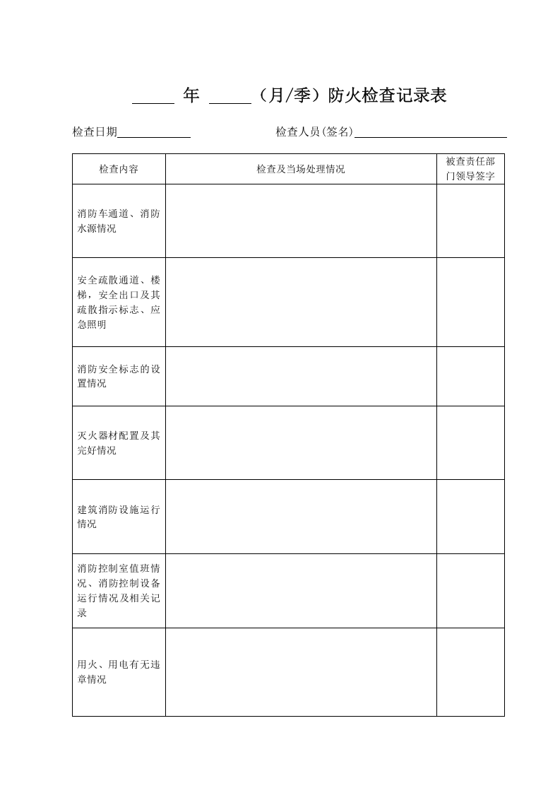 本7-防火检查记录本.doc 第2页