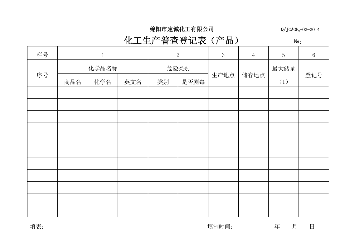 9. 危险化学品普查登记表.doc 第1页