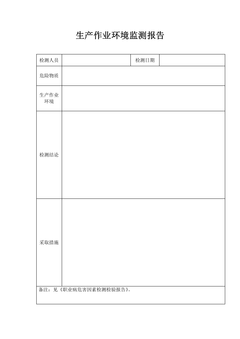 5. 生产作业环境监测报告.doc 第1页