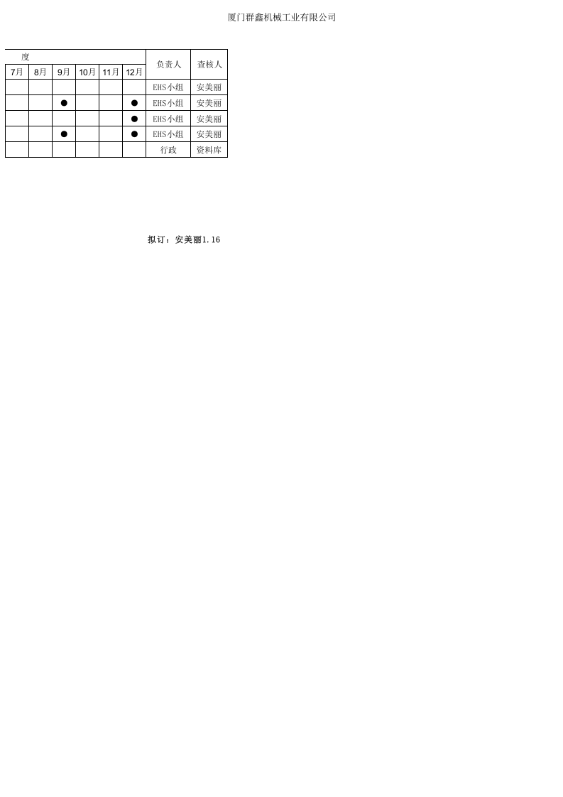 安全委员会2021年度安全工作计划.xls 第4页