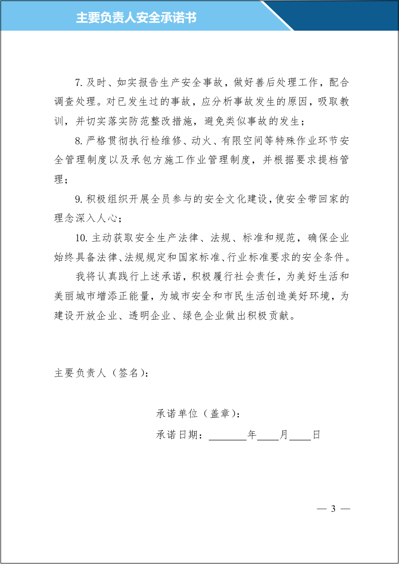 【10】危险化学品企业安全承诺书(2021年度).doc 第3页