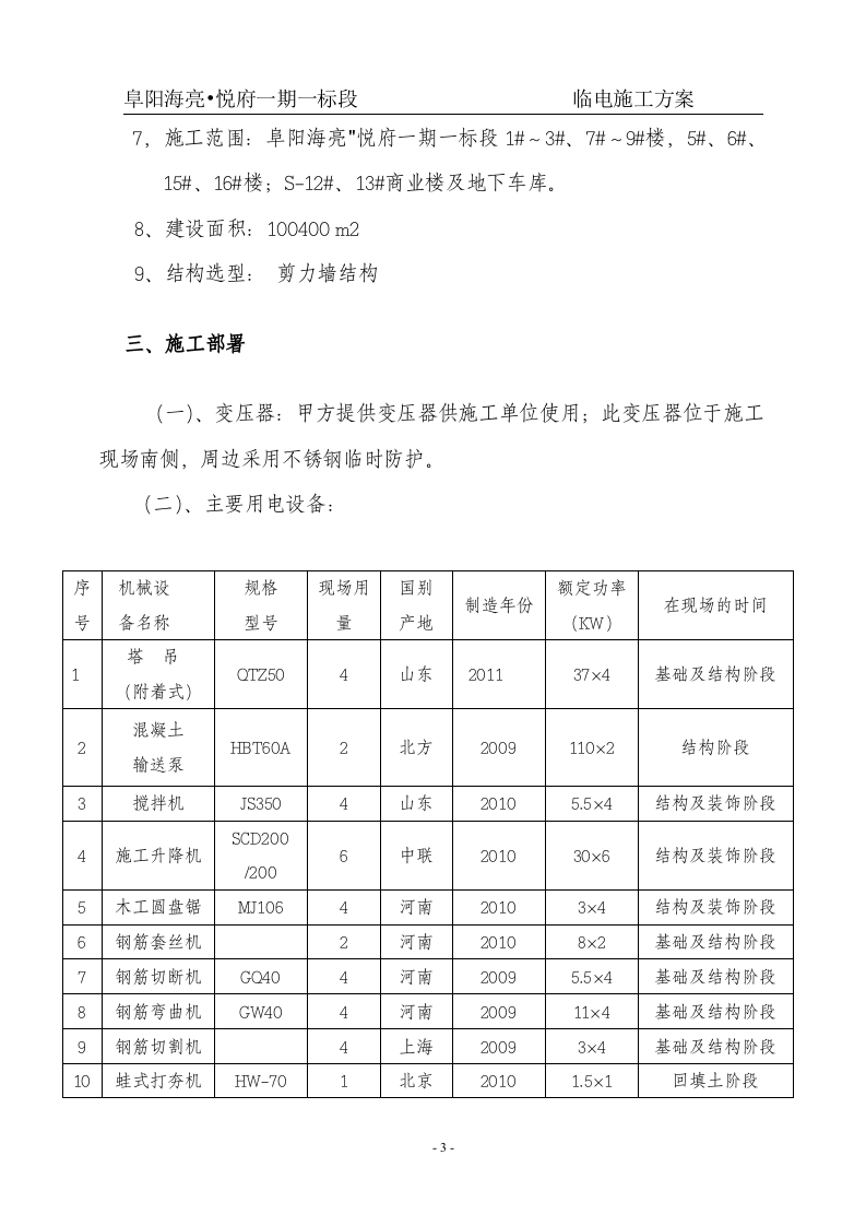 住宅小区临电施工方案.doc 第3页