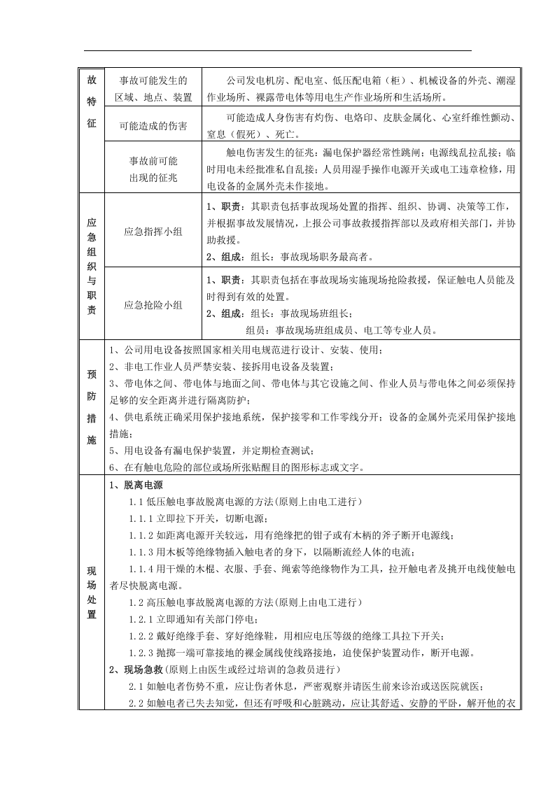 20常见事故现场应急处置告知卡--（安全文库：chaojikaona.cn）.doc 第3页