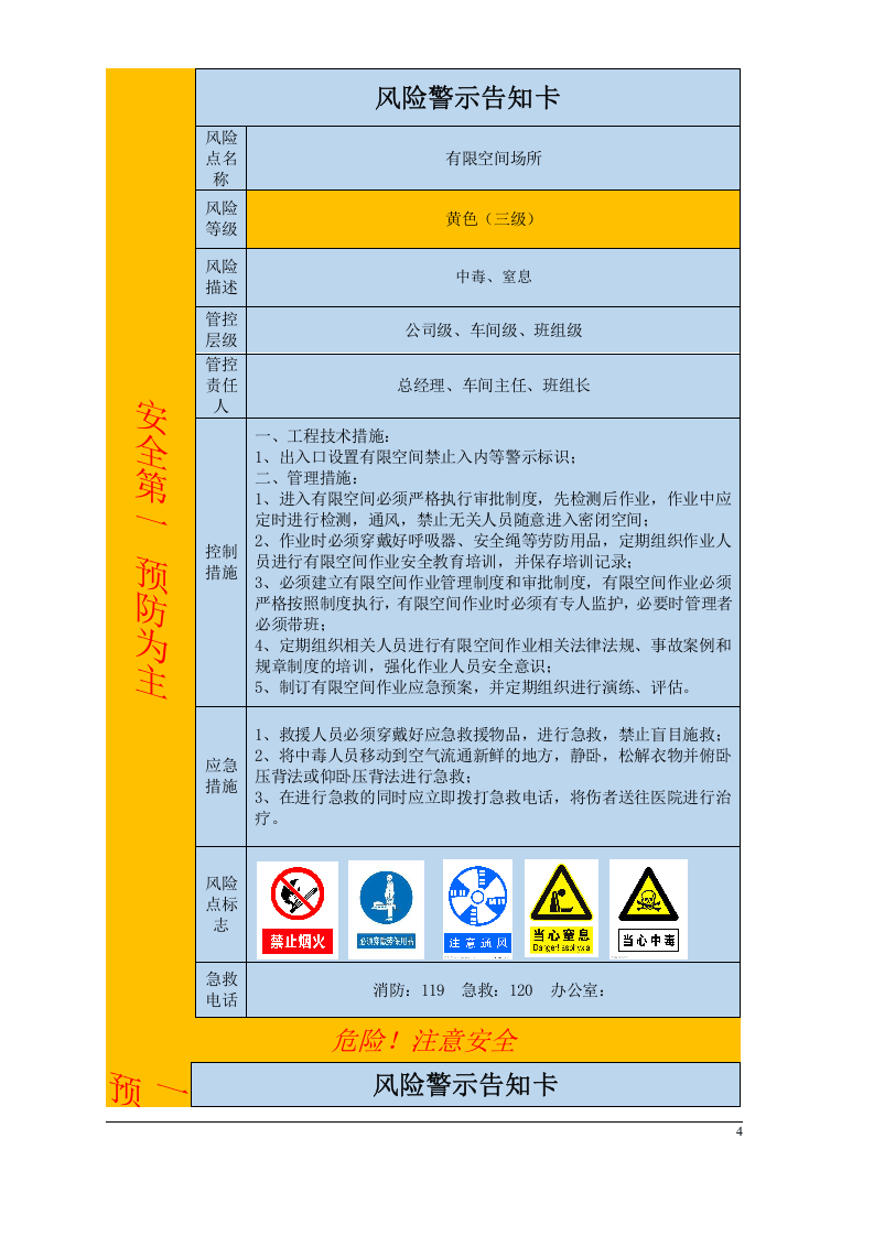 38风险警示告知卡丨13页--（安全文库：chaojikaona.cn）.doc 第4页