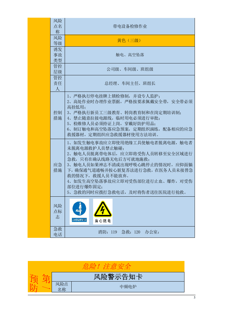 38风险警示告知卡丨13页--（安全文库：chaojikaona.cn）.doc 第5页