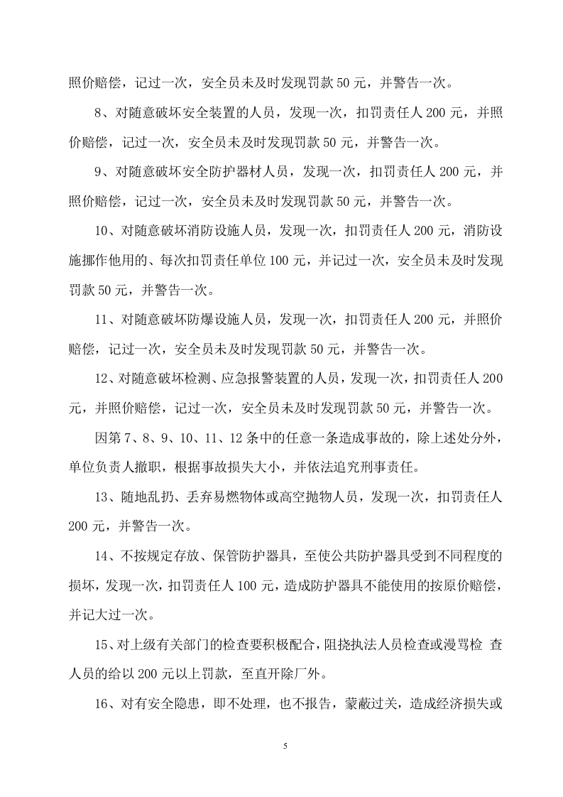 【04】公司安全绩效考核及奖惩细则.doc 第5页