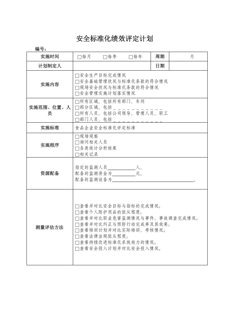 【10】绩效考核和持续改进全套表格.docx 第2页