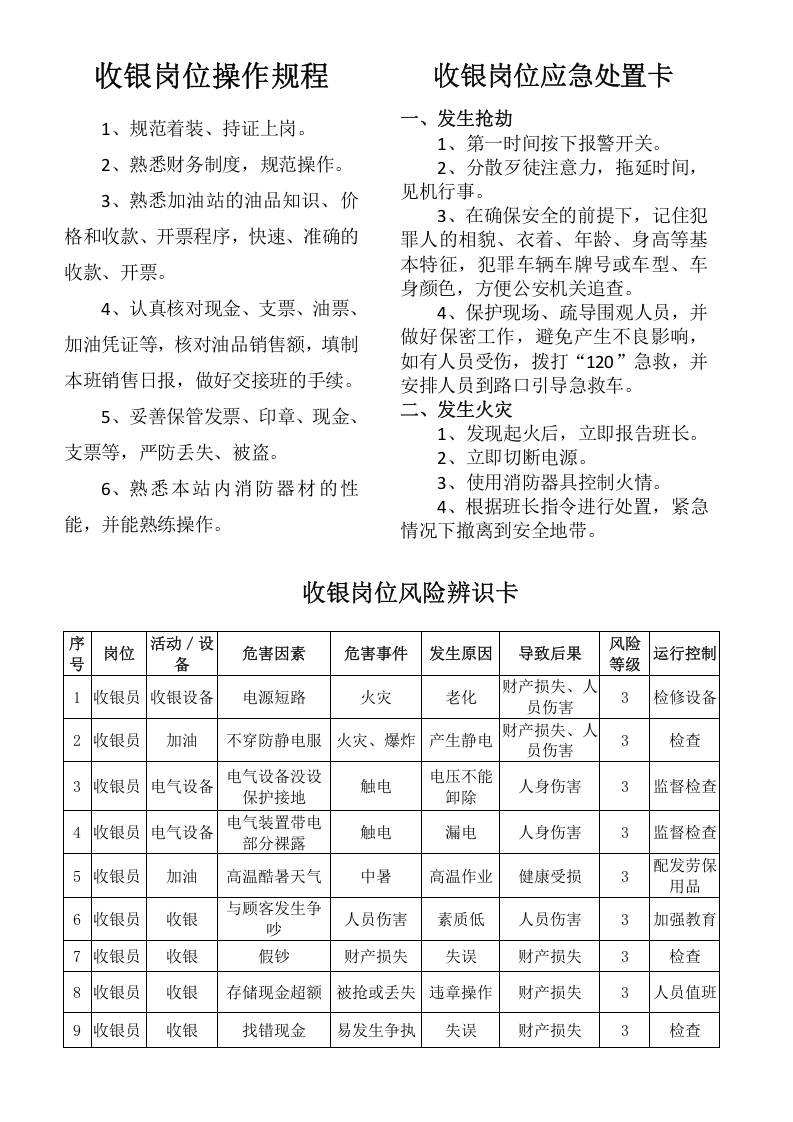 四知卡(一责双卡 岗位风险识别卡)-加油站加油.docx 第4页