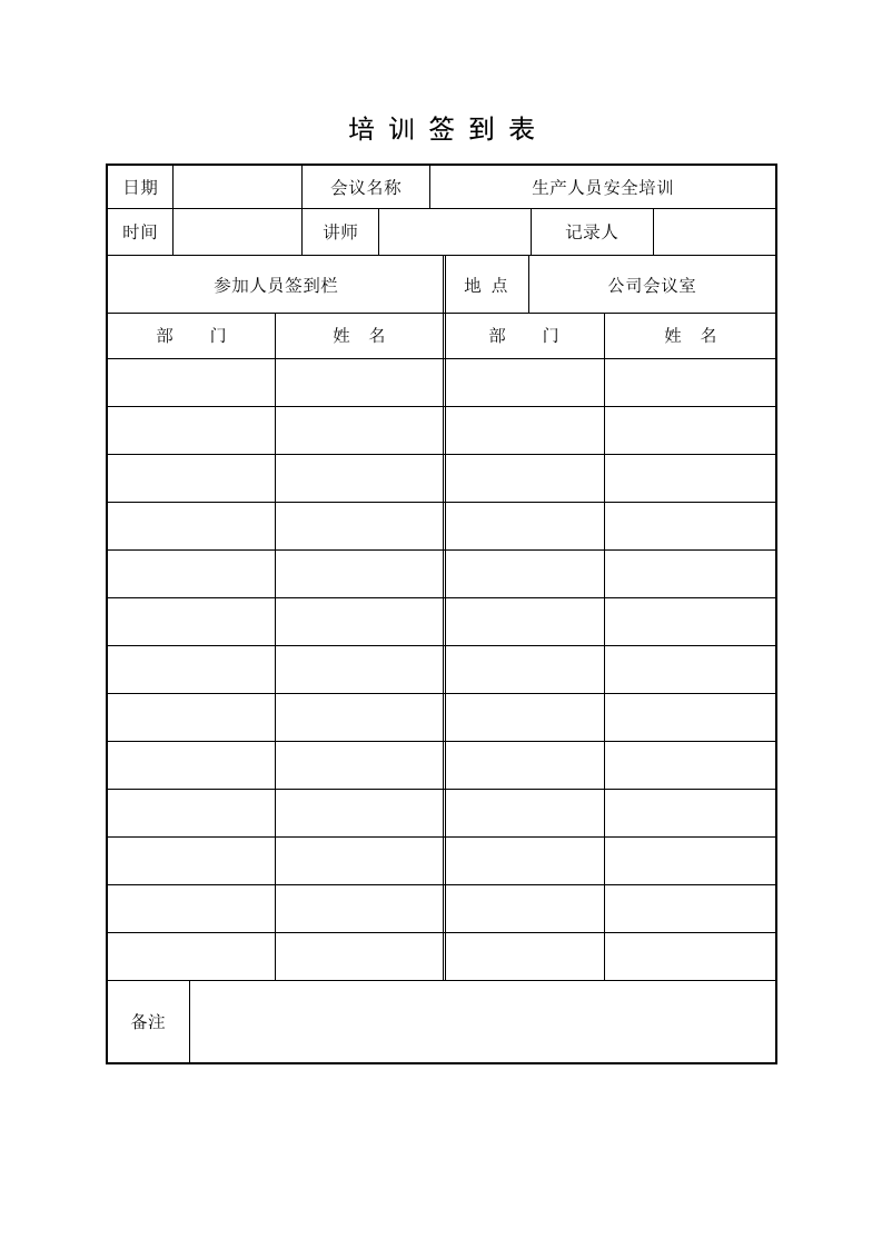 17.安全培训记录效果评估表（生产人员）.doc 第2页