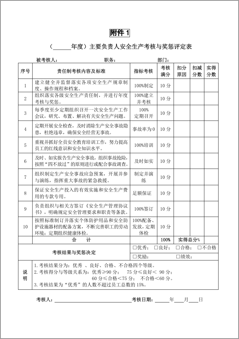 05安全目标+安全责任制考核（最好的版本）.docx 第5页