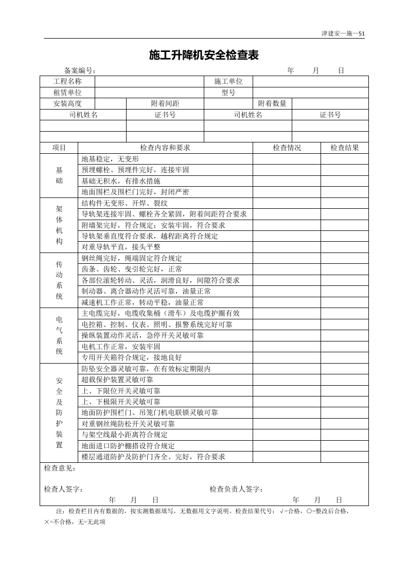 施工升降机安全检查表.docx 第1页