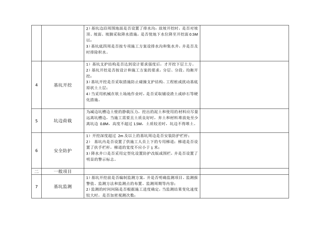 基坑工程检查内容表格.doc 第2页
