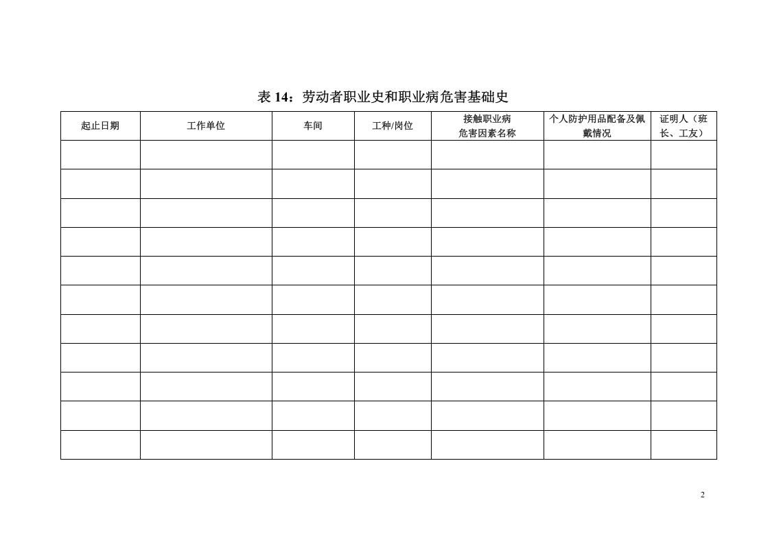 劳动者个人健康监护档案（表13-16）.doc 第2页