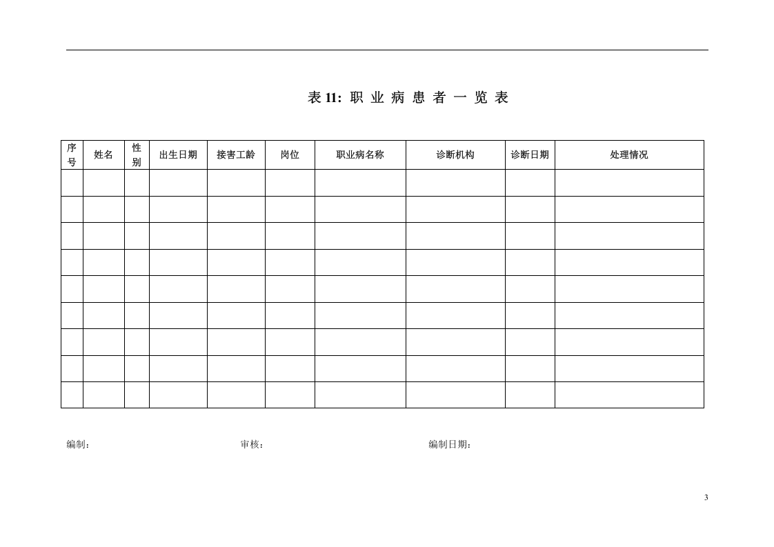 用人单位职业健康监护档案（表9-12）.doc 第3页