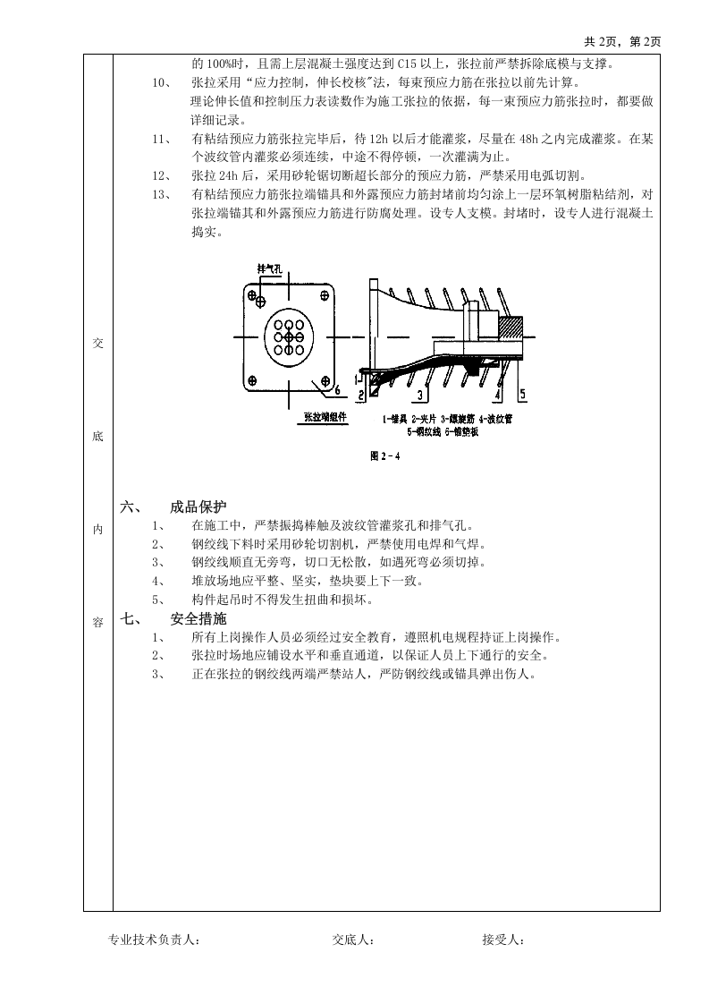 有粘结预应力工程技术交底.doc 第2页