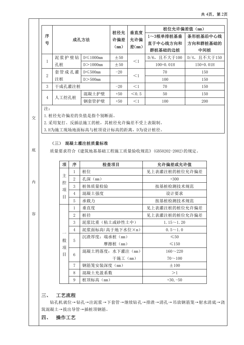 泥浆护壁回转钻孔灌注桩工程技术交底.doc 第2页